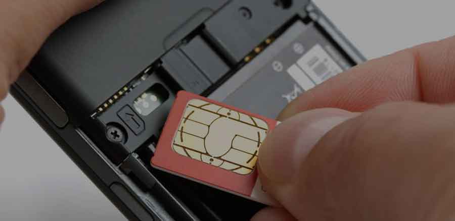 using cell phones sim